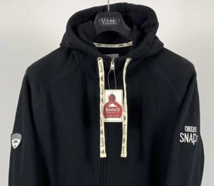 ROOTS 73 Hoodie Full Zip Mens XXL 2XL Black Pepper New With Tags - Picture 1 of 16