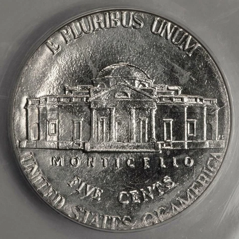 2014 ANACS MS63 Distorted Reverse Die "Design Creep" Nickel Mint Error Rare Cover