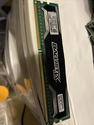 Ballistix 2GB DDR3 1600MHZ BLS2G3D1609DS1S00.8FMR GAMING RAM DIMM 240pin SINGLE - Image 1 of 3