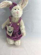  Boyds Bear Rabbit/ bunny Juliana Hopkins ll Bearwear with tags 10” (AR-1)