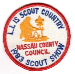 Nassau County Council - 1983 Pfadfindershow Aufnäher - Bild 1 von 1