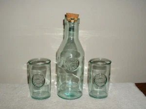 Vasos y Jarra Vidrios San Miguel Auténticos Vidrio 100% Reciclado 5 1/5" - Imagen 1 de 2