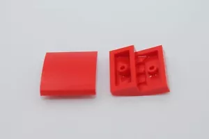 Lego 10x Bogenstein 2x2 slope curved 15068 rot red - Picture 1 of 1