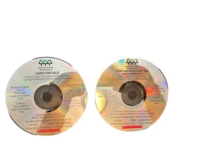 Weston Woods READ-ALONG CD Scholastic LOT OF 2. Audiobook Kids Childrens. - Image 1 of 4