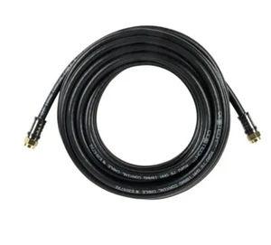 Commercial Electric 25 ft. RG-6 Coaxial Cable - Black - Picture 1 of 3