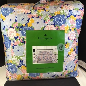 Kate Spade Sunset Blooms Full Queen Comforter & Shams Set Bedding Flowers 3 Pc - Picture 1 of 4