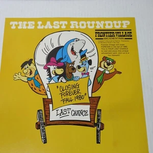 NOS FRONTIER VILLAGE SAN JOSE AMUSEMENT PARK "LAST ROUND-UP" POSTER 1980 - Bild 1 von 3