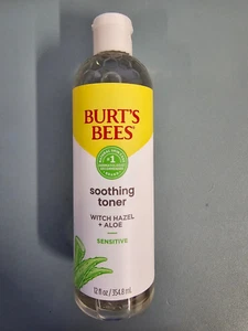 Burts Bees Sensitive Toner With Hazel + Aloe Vera 12 oz - Picture 1 of 1