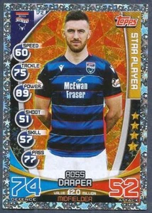Topps Match Attax SPL - 2019-20 - #172 - Ross County - Star Player - Ross Draper - Foil - Bild 1 von 1