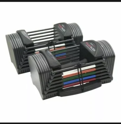 Powerblock Sport Adjustable Dumbbells 24 lbs - Grey - Image 1 of 2