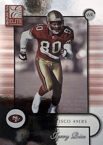 2001 Donruss Elite Jerry Rice HOF San Francisco 49ers #78 NMMT