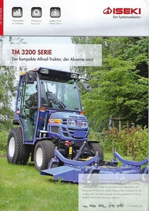 Iseki TM 3200 Serie Schlepper Prospekt - Bild 1 von 1
