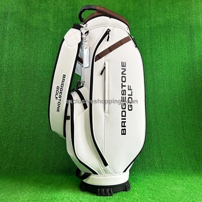 BRIDGESTONE Golf Cool Sporty Cart Bag 9.5 x 47in 5-way Lightweight 2025 White - image 1 of 4