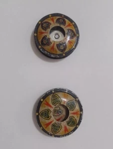 Old Tinplate Yo-yo BOCA JUNIORS & SAN LORENZO Football Team Lot Argentina 1940 - Picture 1 of 1