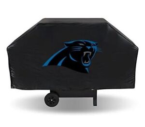 NFL Vinyl Grill Cover Carolina Panthers 68 x 21 x 35 Inches One Size Fits Most
