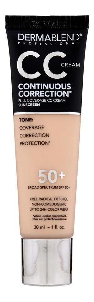 Dermablend Continuous Correction CC Cream SPF 50+ Fair 1 10N. Foundation - Image 1 of 1