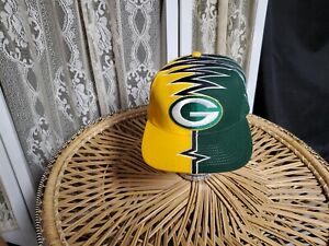 NWOT VTG 90s Green Bay Packers Starter Shockwave Strapback Hat Darkside NFL