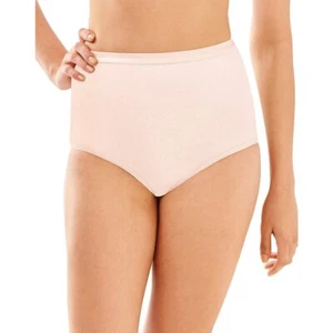 Bali 295203 Women's Stretch Panty Briefs, Silken Pink, Large - Picture 1 of 3