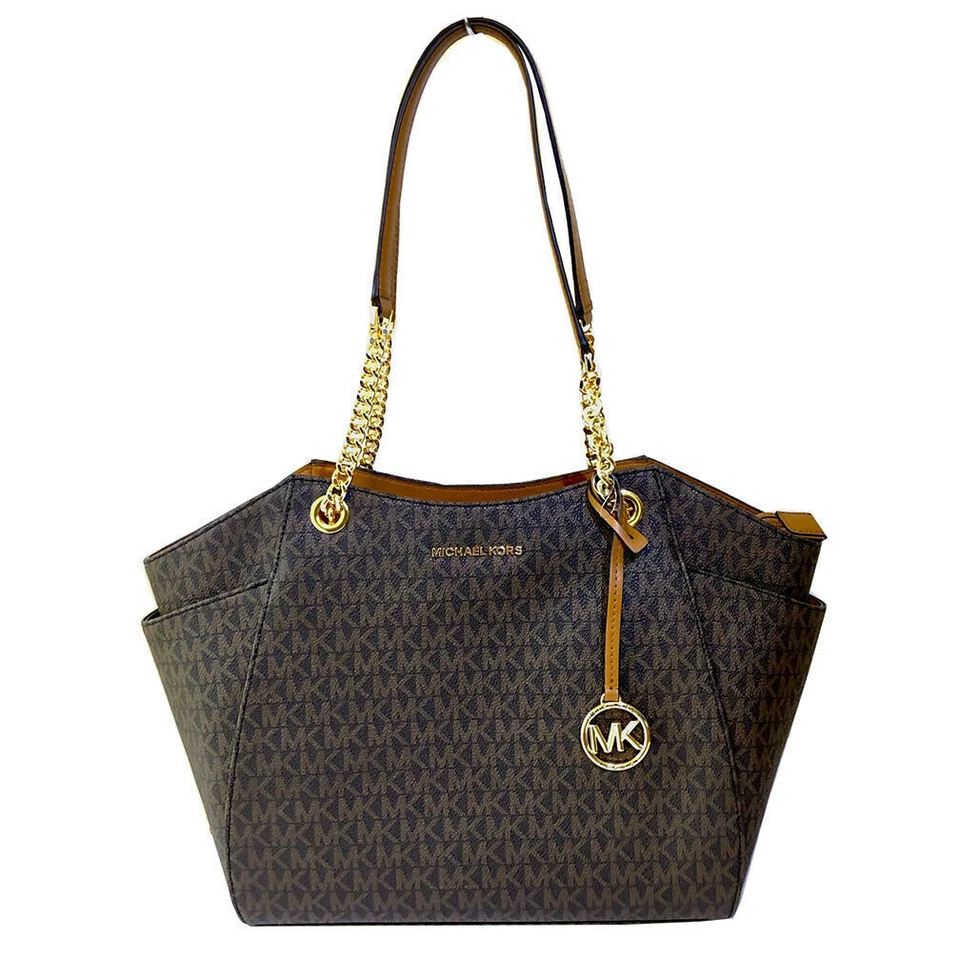Michael Kors Jet Set Travel Large Signature Shoulder Tote Bag - Image 1 of 1