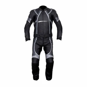 Customized Motorcycle Leather Racing Biker Black Suit - Bild 1 von 3