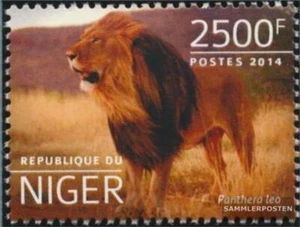 Francobolli Niger 2014 Mi 3203 MNH 2014 Leoni - Foto 1 di 1