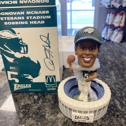 Donovan McNabb Veterans Stadium Bobblehead, Philadelphia Eagles McDonald's Cover
