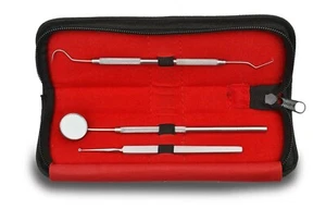 Kit dental raspador de dientes removedor de placa escala espejo conjunto pinzas sarro cálculo - Imagen 1 de 6