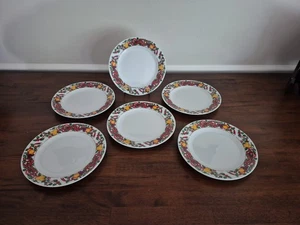 Gibson CHRISTMAS Plates Set Of 6 Salad "Twelve 12 Days Of" 7.5" Ex. Cond. - Picture 1 of 5