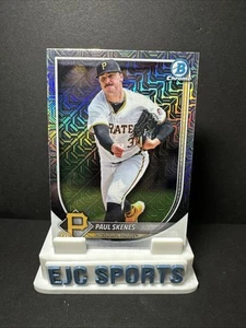 Paul Skenes 2025 Bowman Chrome Mega Box Mojo Refractor #30 Pittsburgh Pirates - Picture 1 of 2