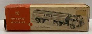 VINTAGE WIKING MODELL #NR. 80 S SHELL BENZINTANKWAGEN ~NUR KARTON~ DEUTSCHLAND - Bild 1 von 8