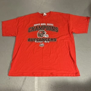 VTG Tampa Bay Buccaneers Super Bowl XXXVII Champions Shirt - Mens Size XXL - Picture 1 of 3