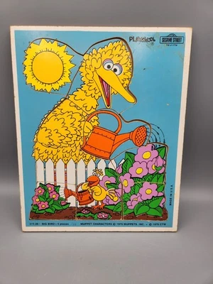 Playskool Sesame Street Big Bird Muppets 1979 315-20 Foto 1 de 2