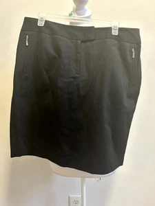 Mujeres Verdadera Falda Lápiz Negra Josephine Chaus Nueva con Etiquetas Cremallera Bolsillo Talla 16 Oficina  - Imagen 1 de 9