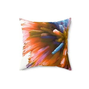 Lässiges Design, Relax, Floral Faux Wildleder Kissen, gemütliche Wohnkultur. - Bild 1 von 5