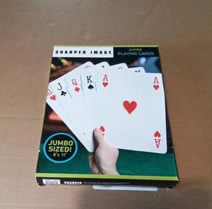 Schärferes Bild Jumbo Spielkarten Jumbo Größe 8"x11" - Bild 1 von 2
