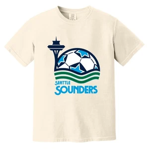 Seattle Sounders T-shirt Heavyweight Vintage Colors | NASL Soccer Team - Picture 1 of 6