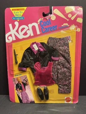 Barbie - KEN Fashion - Cool Career ROCK STAR - 1991 - #2952 - SIN USAR, EN CAJA ORIGINAL Foto 1 de 2