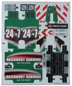 NEW Lego 42008 Sticker Sheet ONLY Stickers Parts Pieces Sets Genuine - Picture 1 of 1