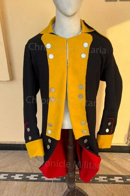 Abrigo de regimiento de arpillera de guerra revolucionaria, abrigo de regimiento de von ditfurth Foto 1 de 4