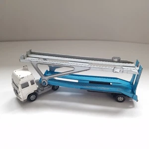 Corgi 1985 Light Blue Volvo Globetrotter Car Transporter 1:64 Diecast - Picture 1 of 14