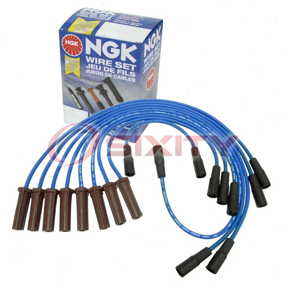Juego de cables de bujía NGK de 1 pieza para 1996-1999 GMC K2500 Suburban 7,4 L V8 - uz Foto 1 de 4