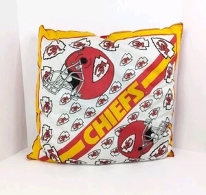 NFL Kansas City Chiefs Pillow 19" NFLP 1996 The Pillow Place USA - Picture 1 of 24