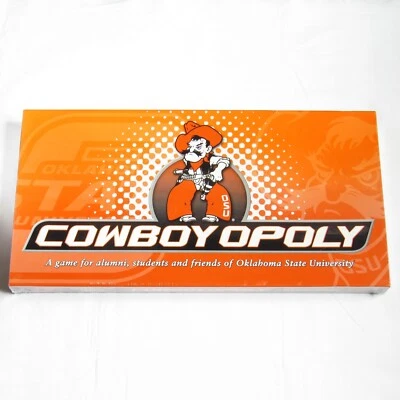 Cowboy Opoly Board Game New Sealed Oklahoma State University Football OSU - Image 1 of 4