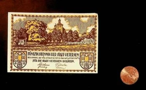 1920 Germany UETERSEN 50  Phennig Banknote / Notgeld - Picture 1 of 2