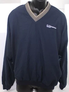 MTC Technologies BB&T Capital Markets Blue V-Neck Pullover Jacket Mens Medium - Picture 1 of 12