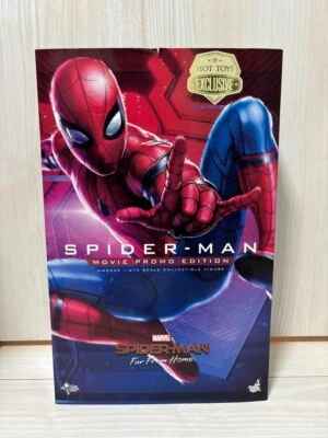 Figura de Spider-Man Lejos de Casa Hot Toys MMS535 1/6 Edición Promocional de Película Como Nueva Foto 1 de 2