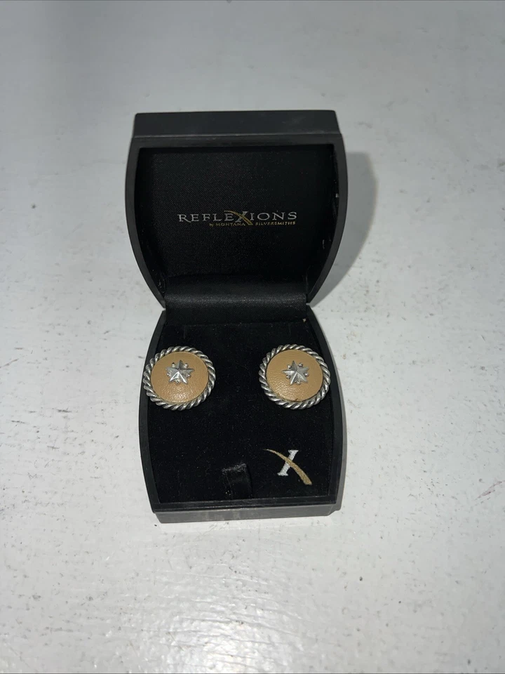 Novos brincos femininos de couro prata Reflexions. RFR400 A-53 - Imagem 1 de 4