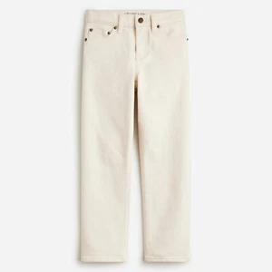 New CREWCUTS J.Crew Boys Size 16 Relaxed-Fit Stretch Jeans in Ecru Wash BX781 - Picture 1 of 5