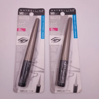 LOT OF 2 Maybelline Master Precise Ink Eyeliner STELLAR SAND 560 WATERPROOF New - Image 1 of 4
