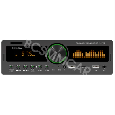 Bluetooth Car Stereo Audio In-Dash FM Aux Input Receiver TF USB MP3 Radio Player — 第 1/4 张图片